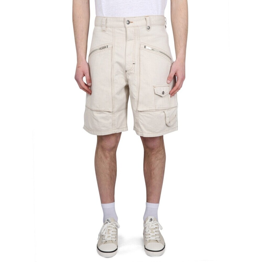 Isabel Marant Peio Denim Bermuda Shorts